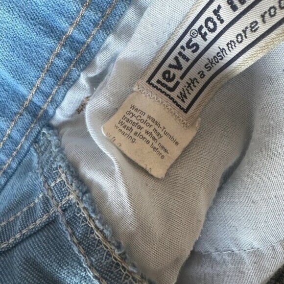 Levi's Vintage Men's 41x29 Jeans Orange Tab Light Wash Denim Straight 70's 80's - Picture 9 of 11